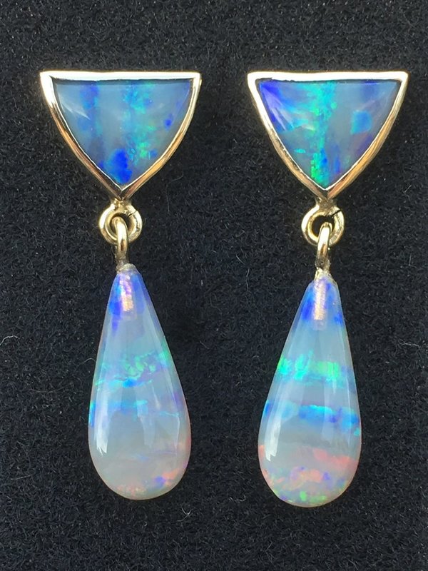 Ohrringe Opal
