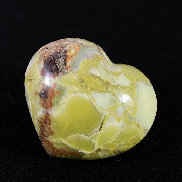 Opal grün Herz