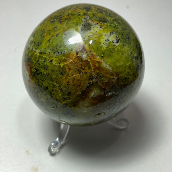 grüner Opal Kugel