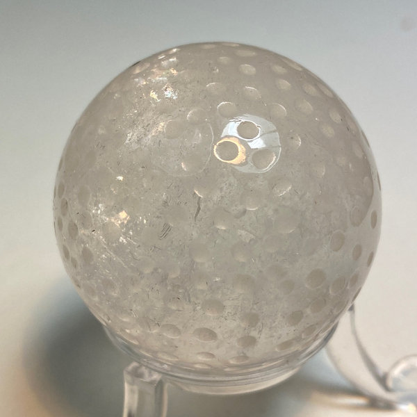 Bergkristall Steingravur Golfball